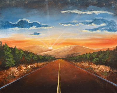 Life Is A Highway - Canvas Paint & Sip