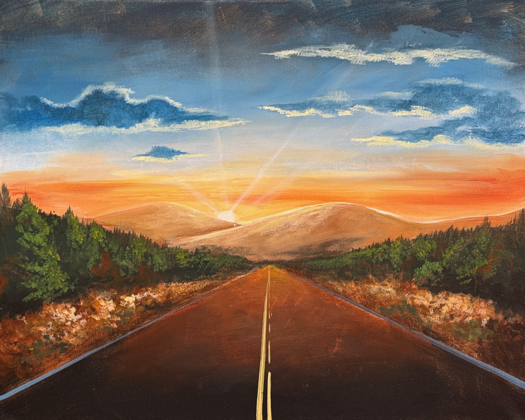 Life Is A Highway - Canvas Paint & Sip