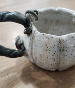 Festive Pumpkin Mug - Hand Building Clay Class