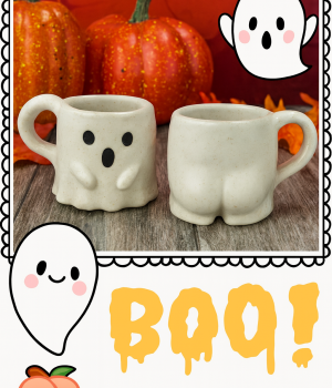 Boo-ty Mug - Hand Building Clay Class
