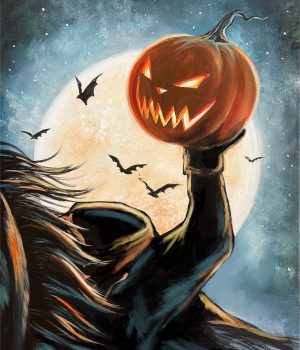 Haunted Horseman - Canvas Paint & Sip