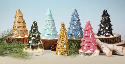 Holiday Trees Tea Light - Hand Building Clay Class