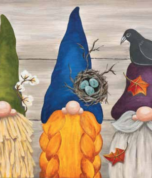Fall Garden Gnomes - Canvas Paint & Sip