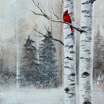 Bird On A Birch - Canvas Class