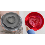 Heart Chip & Dip Platter - Clay Wheel Throwing Class