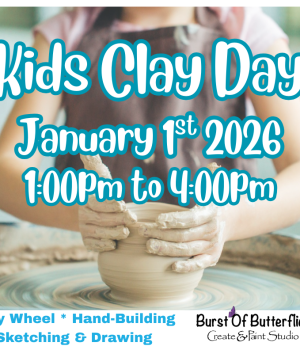 New Year Clay Kickoff – Kids Clay Day (Ages 8–14)