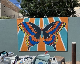 How much does pottery painting cost Burst of Butterflies